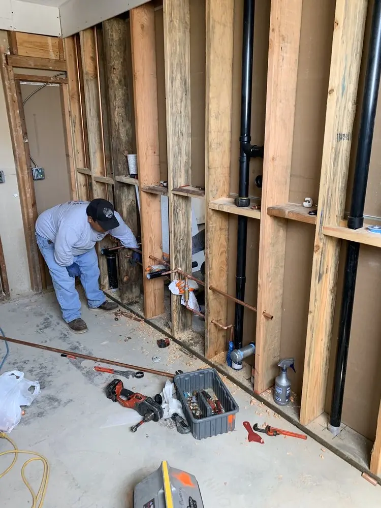 Commercial rough-in plumbing for Commercial Plumbing in Grayslake